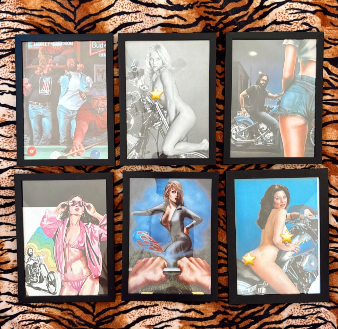 Vintage Easyriders Framed Magazine Art