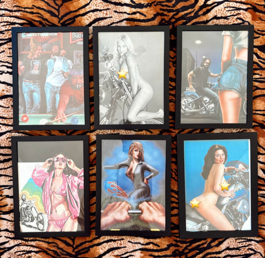 Vintage Easyriders Framed Magazine Art