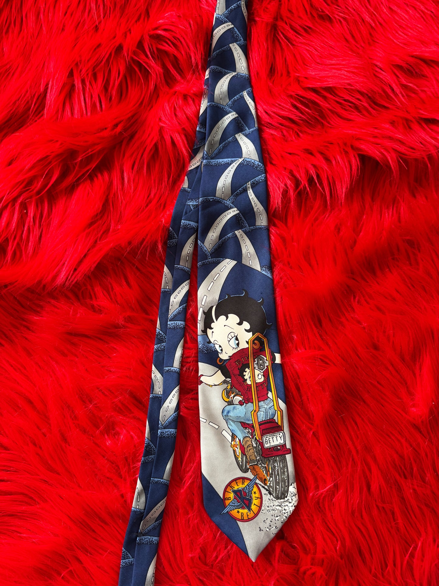 Vintage Biker Betty Boop Tie