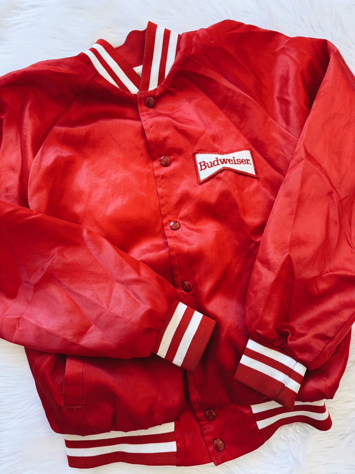 Vintage Budweiser Bomber Jacket