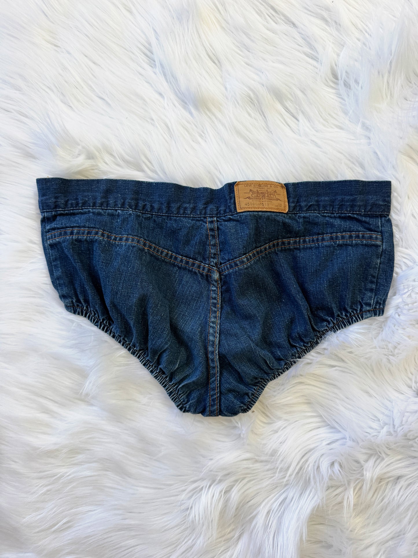 Vintage Levis Mini Denim Shorts