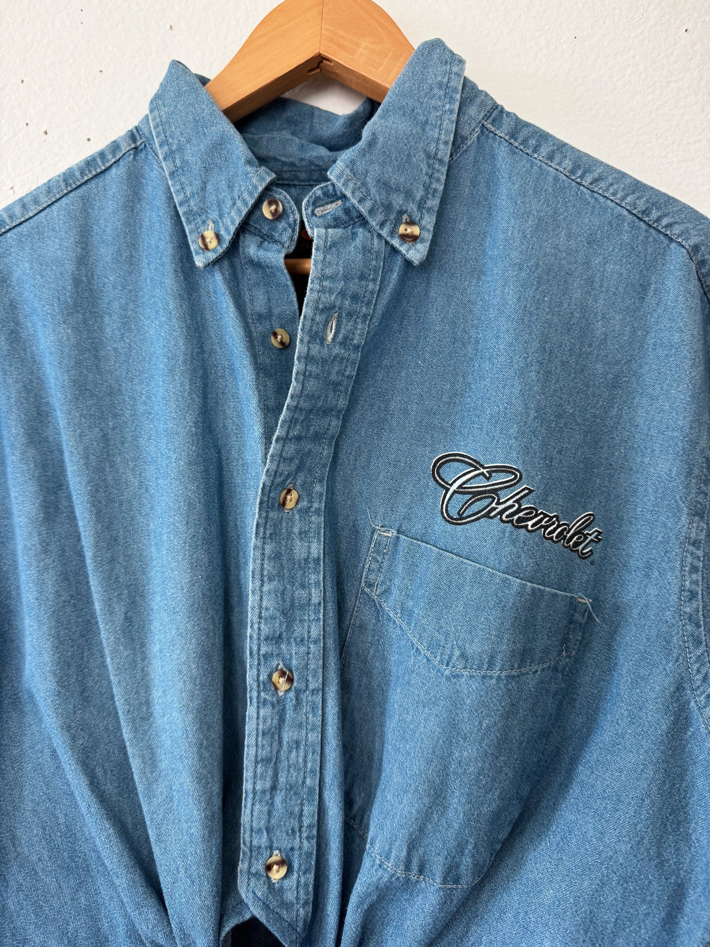 Vintage Chevy Diner Button Down