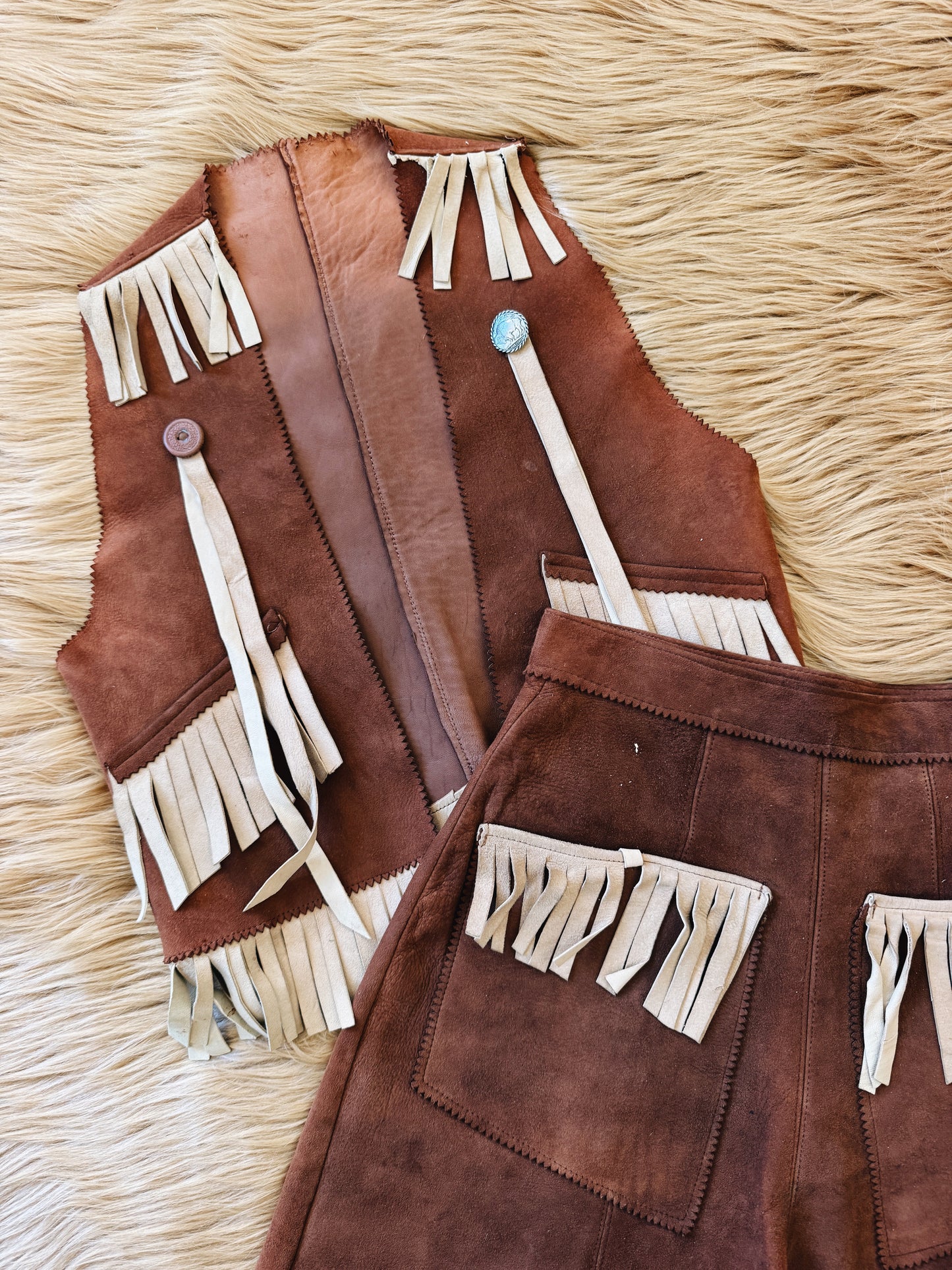 Vintage Cowgirl Two Piece Set