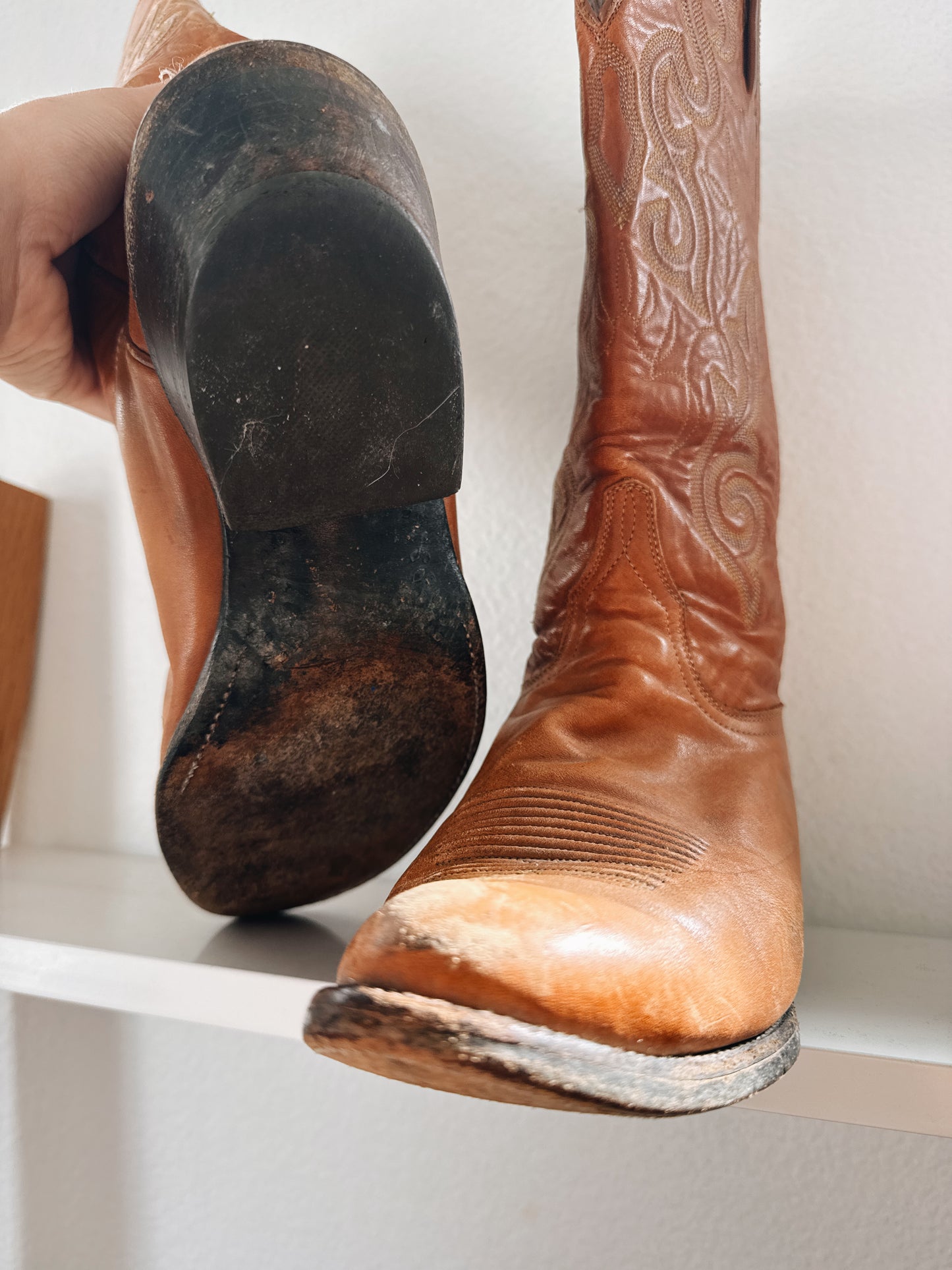 Vintage Lucchese Cowboy Boots