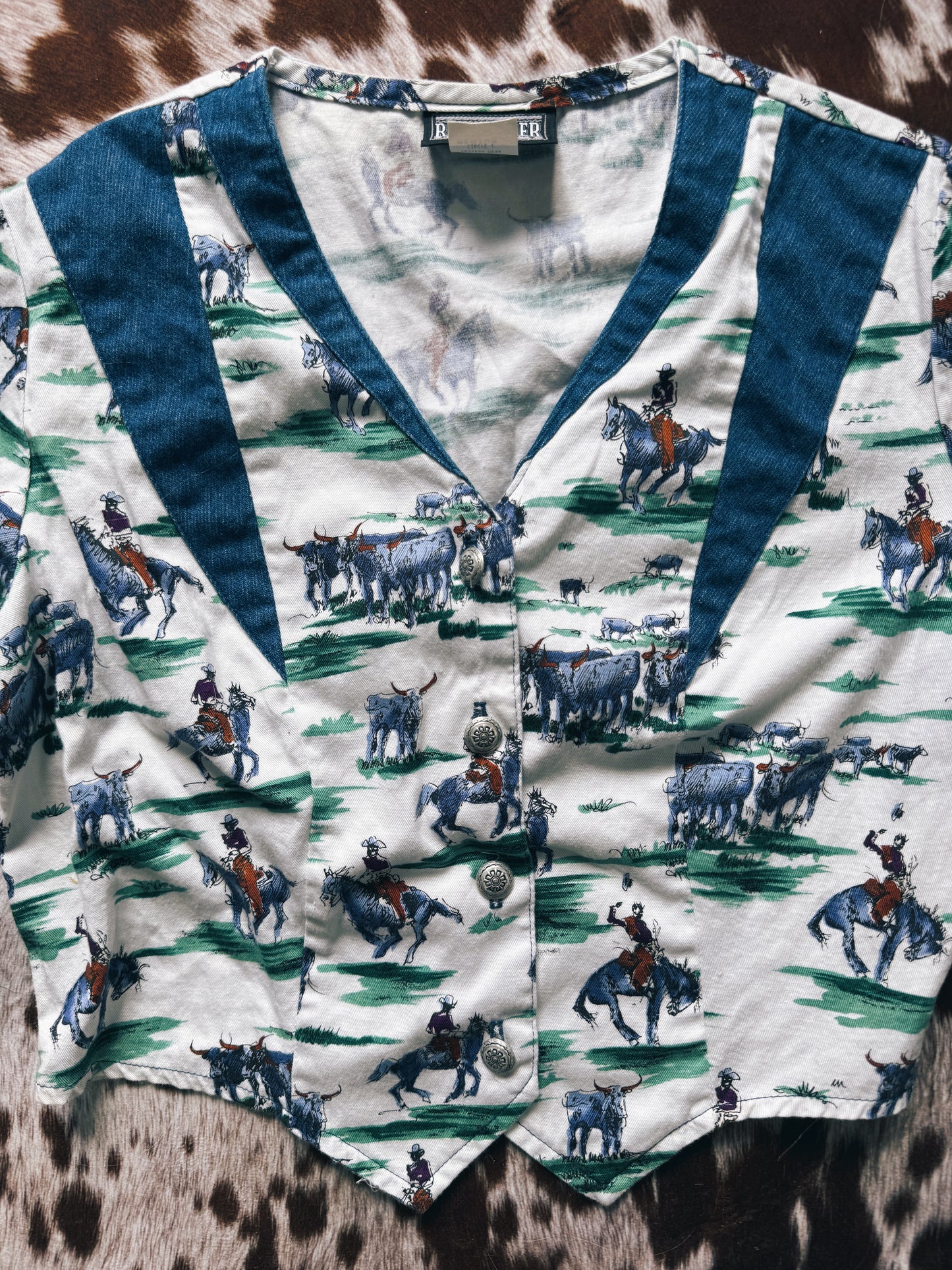 Vintage Rough Rider Cowboy Shirt