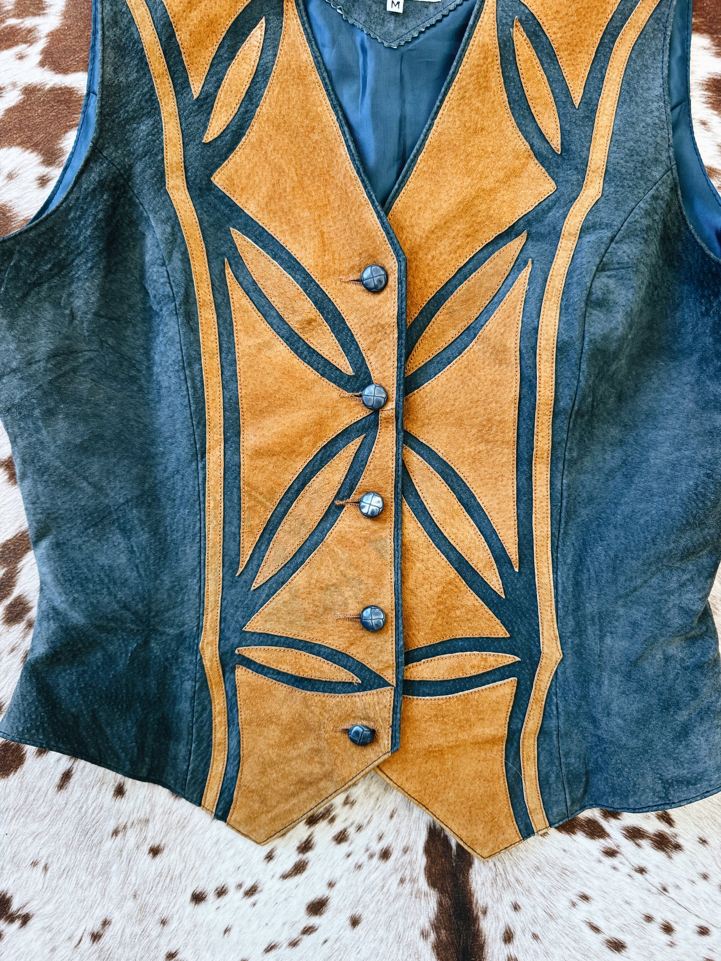 Vintage Western Suede Vest