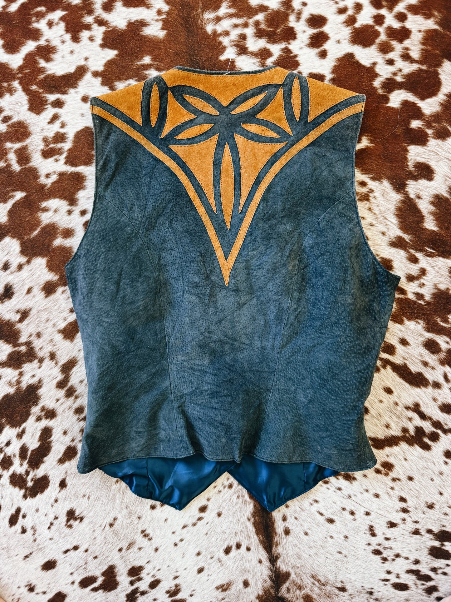 Vintage Western Suede Vest