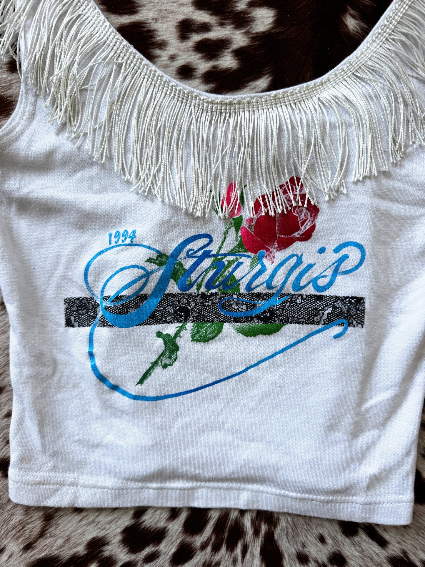 Vintage '94 Sturgis Fringe Tank Top