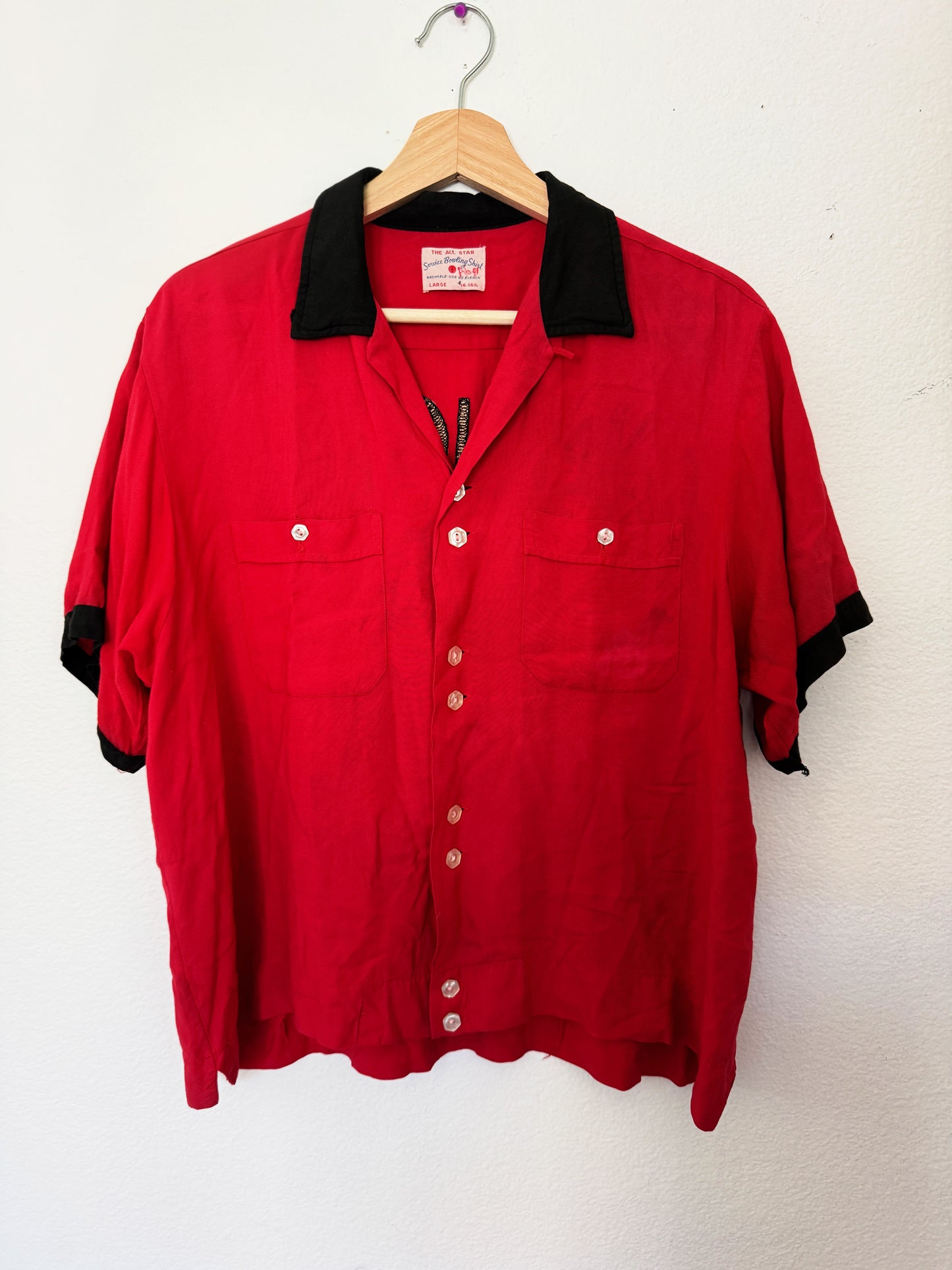 Vintage Chainstitch Bowling Shirt