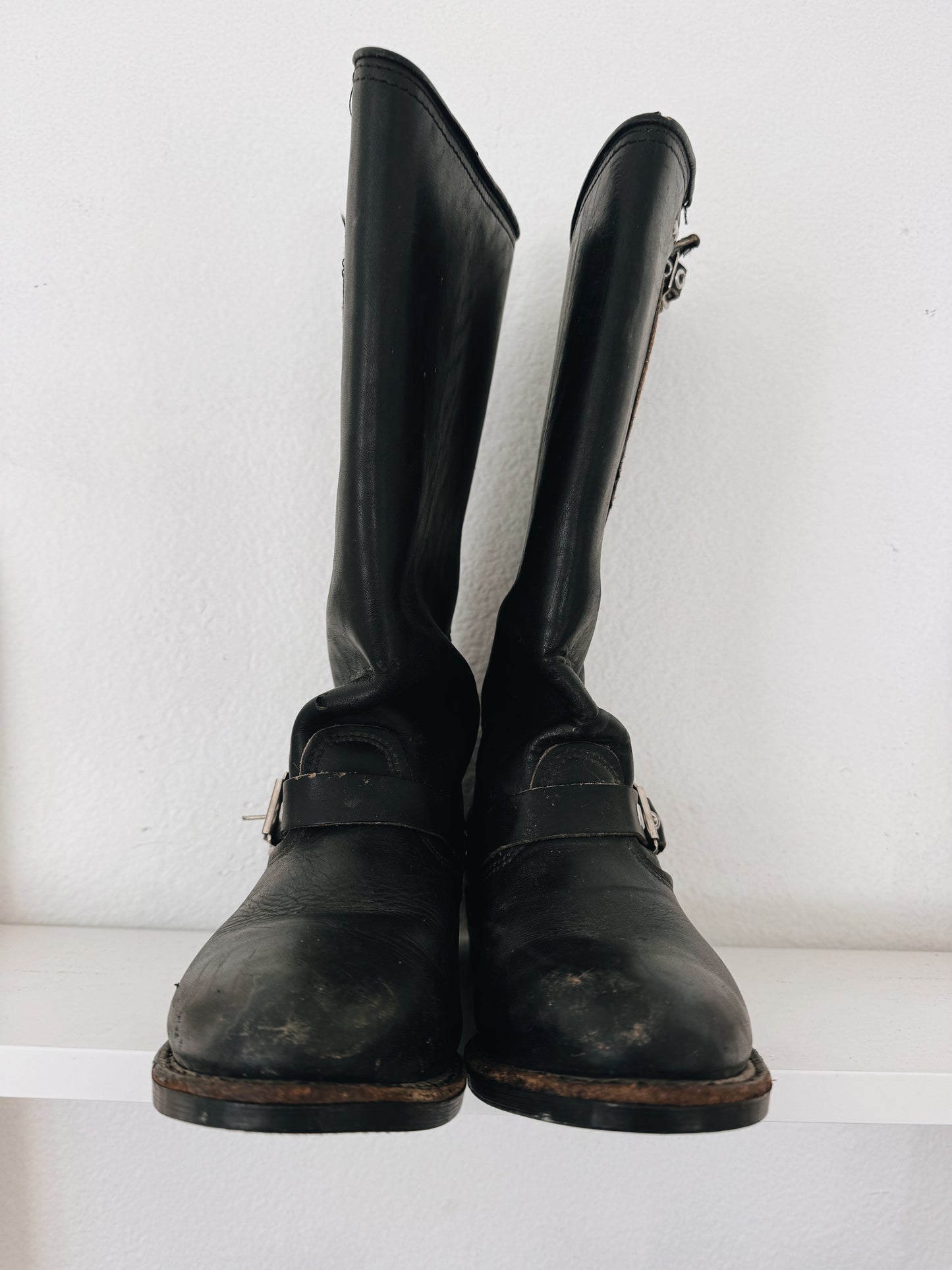 Vintage Harley Davidson Biker Boots