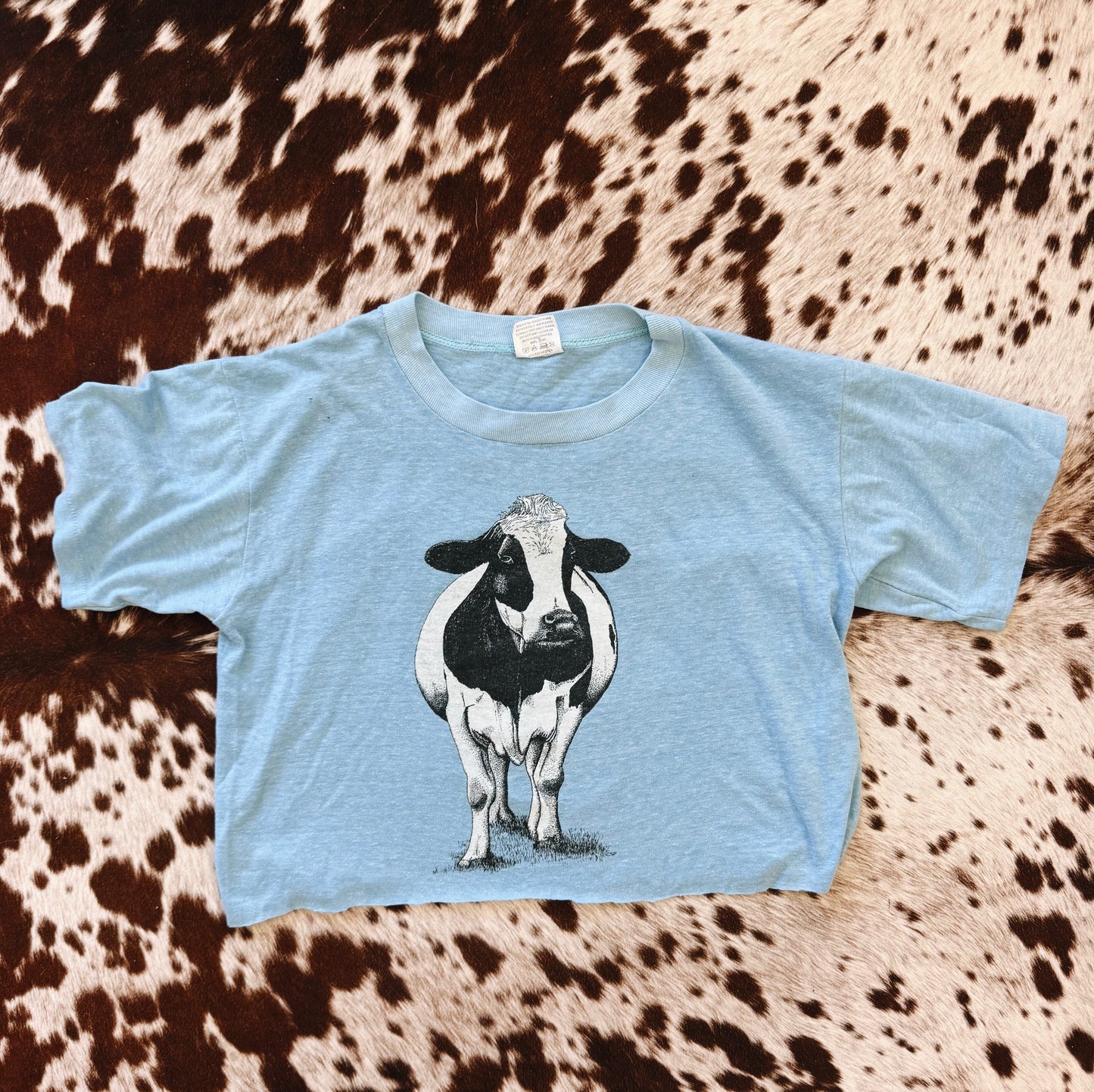 Vintage Cow Graphic Tee