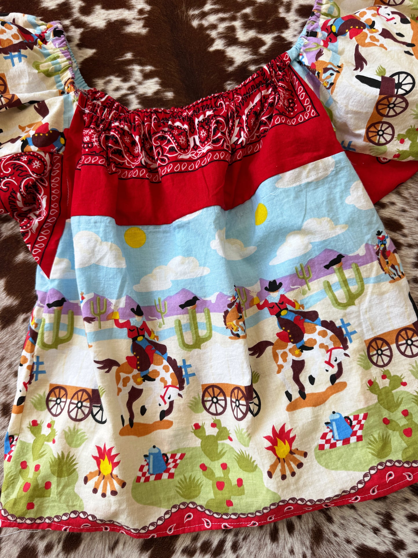 Vintage Reworked Cowboy Top