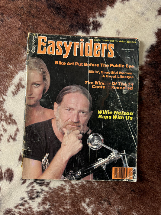 Vintage Willie Nelson Easyriders Magazine