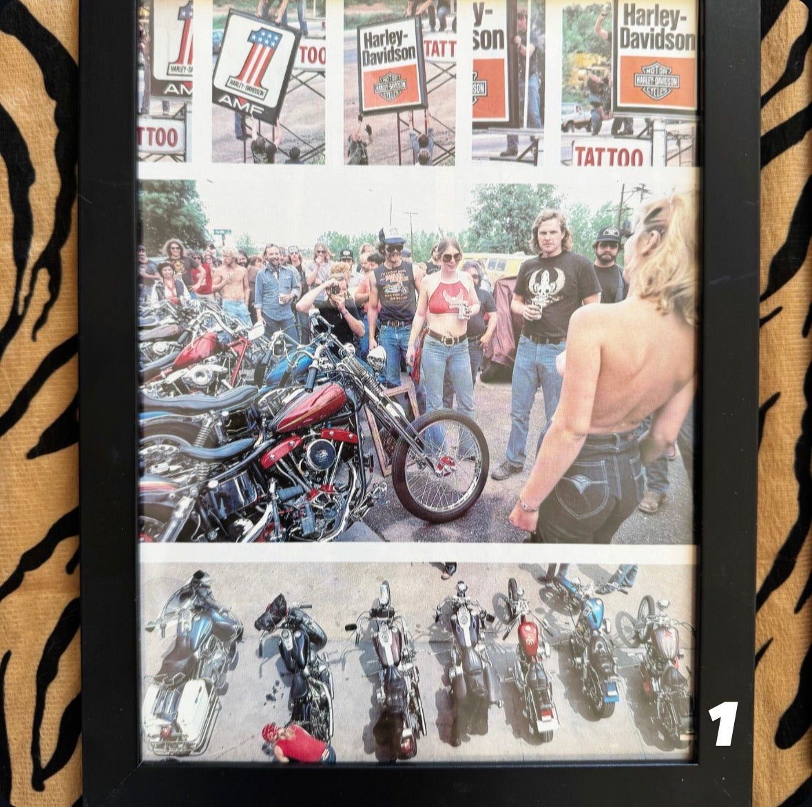 Vintage Framed Easyriders Magazine Art