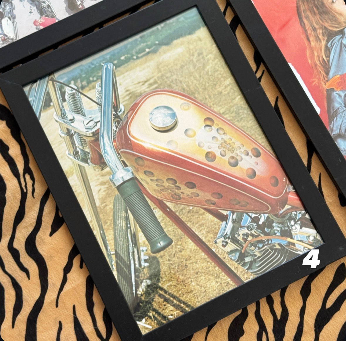 Vintage Framed Easyriders Magazine Art