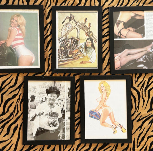 Vintage Framed Easyriders Magazine Art