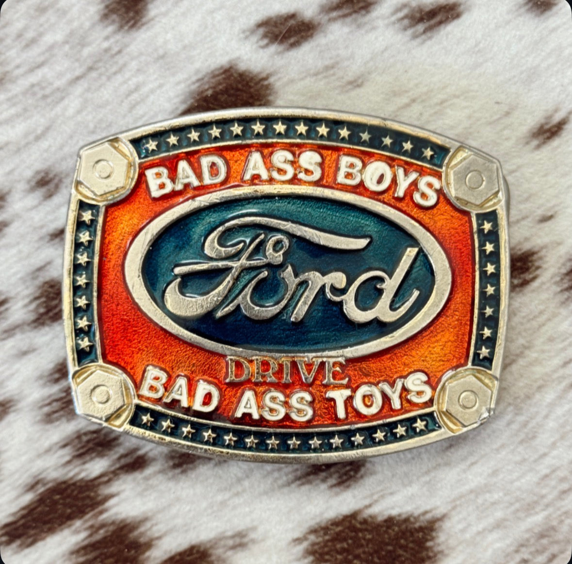 Vintage Bad Ass Ford Belt Buckle
