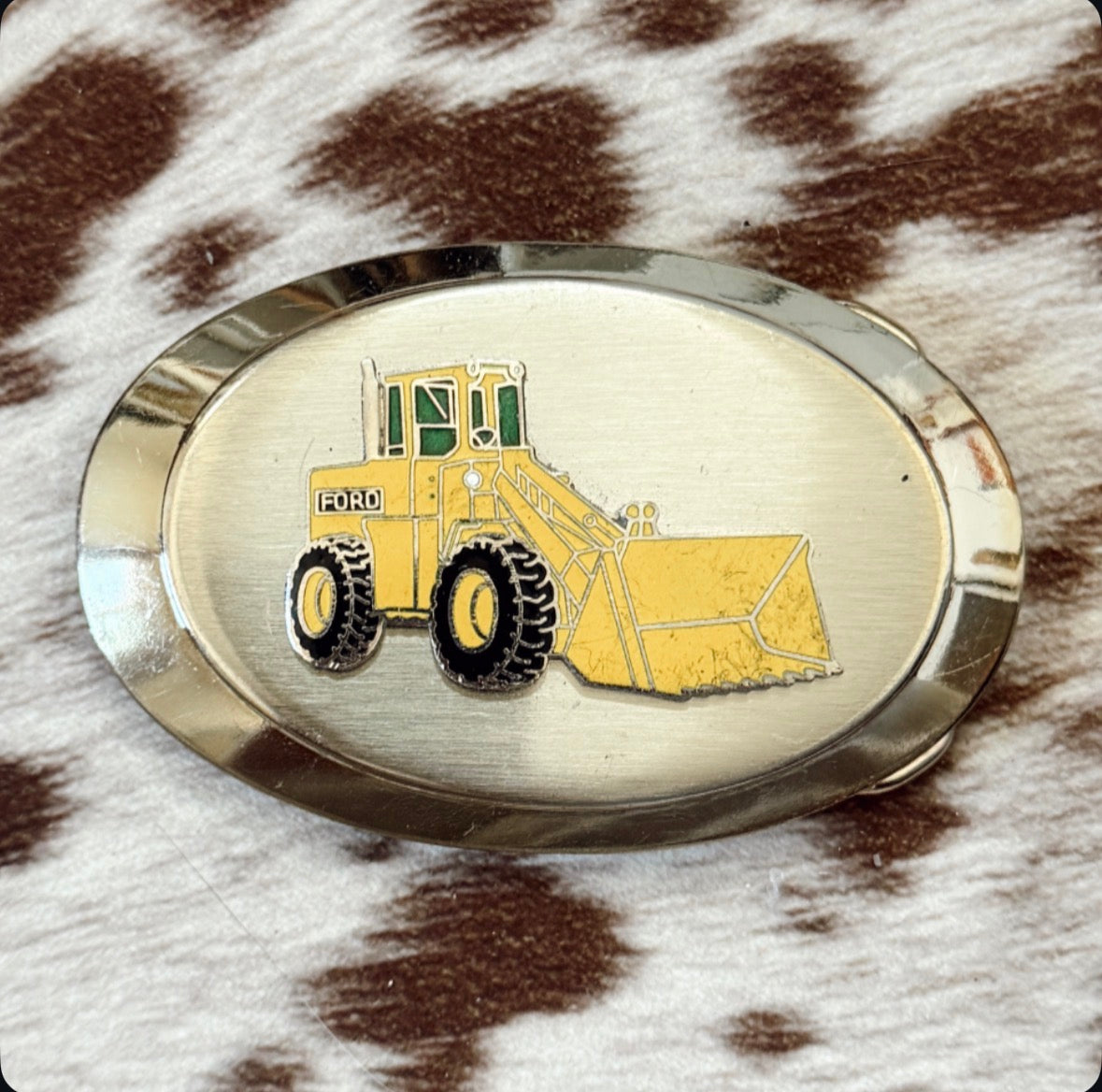 Vintage Ford Tractor Belt Buckle