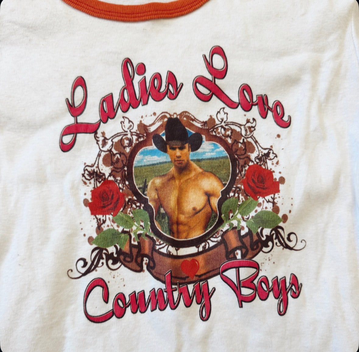 Vintage Ladies Love Country Boys Tee