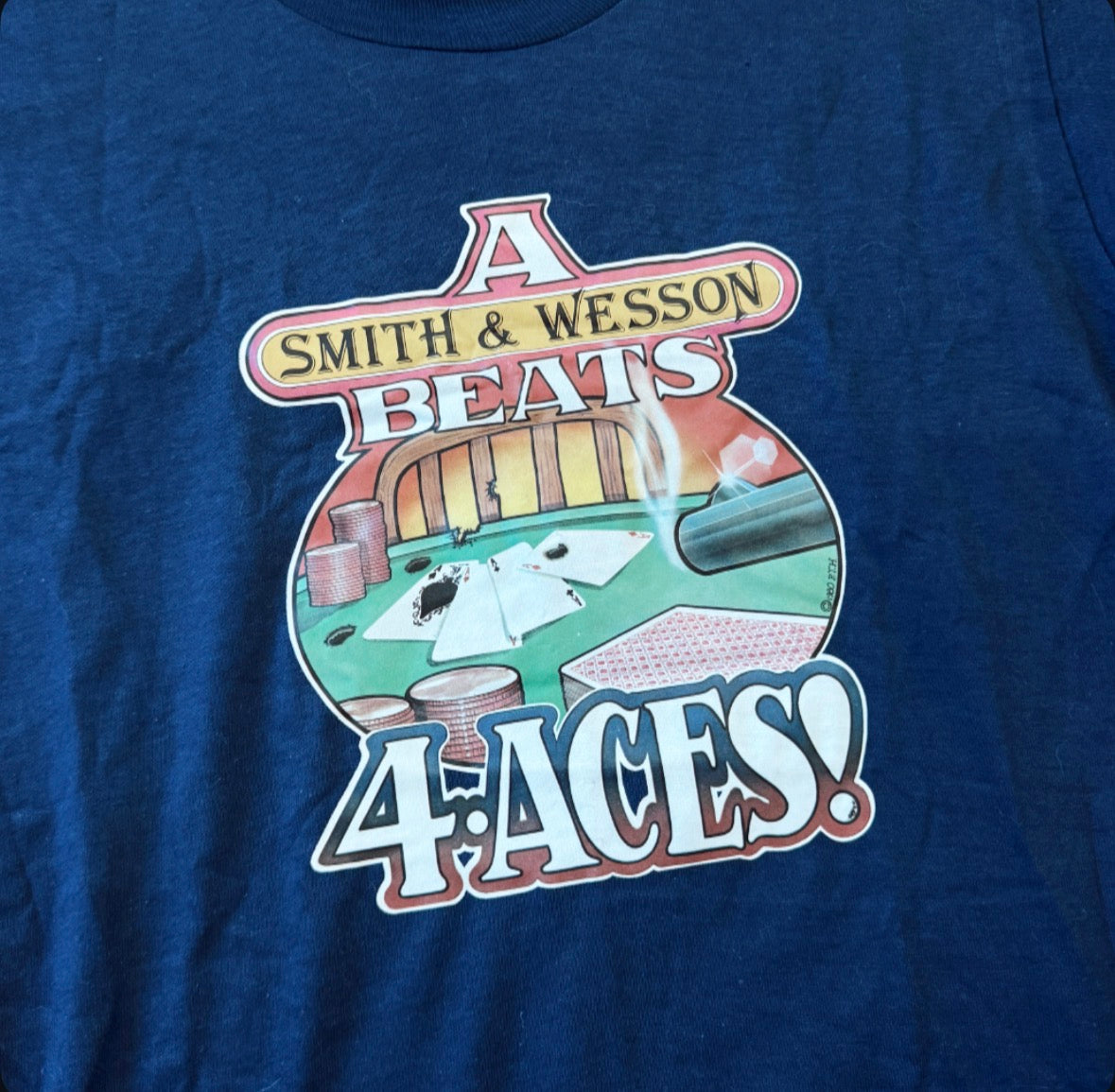 Vintage Smith & Wesson 4 Aces Tee