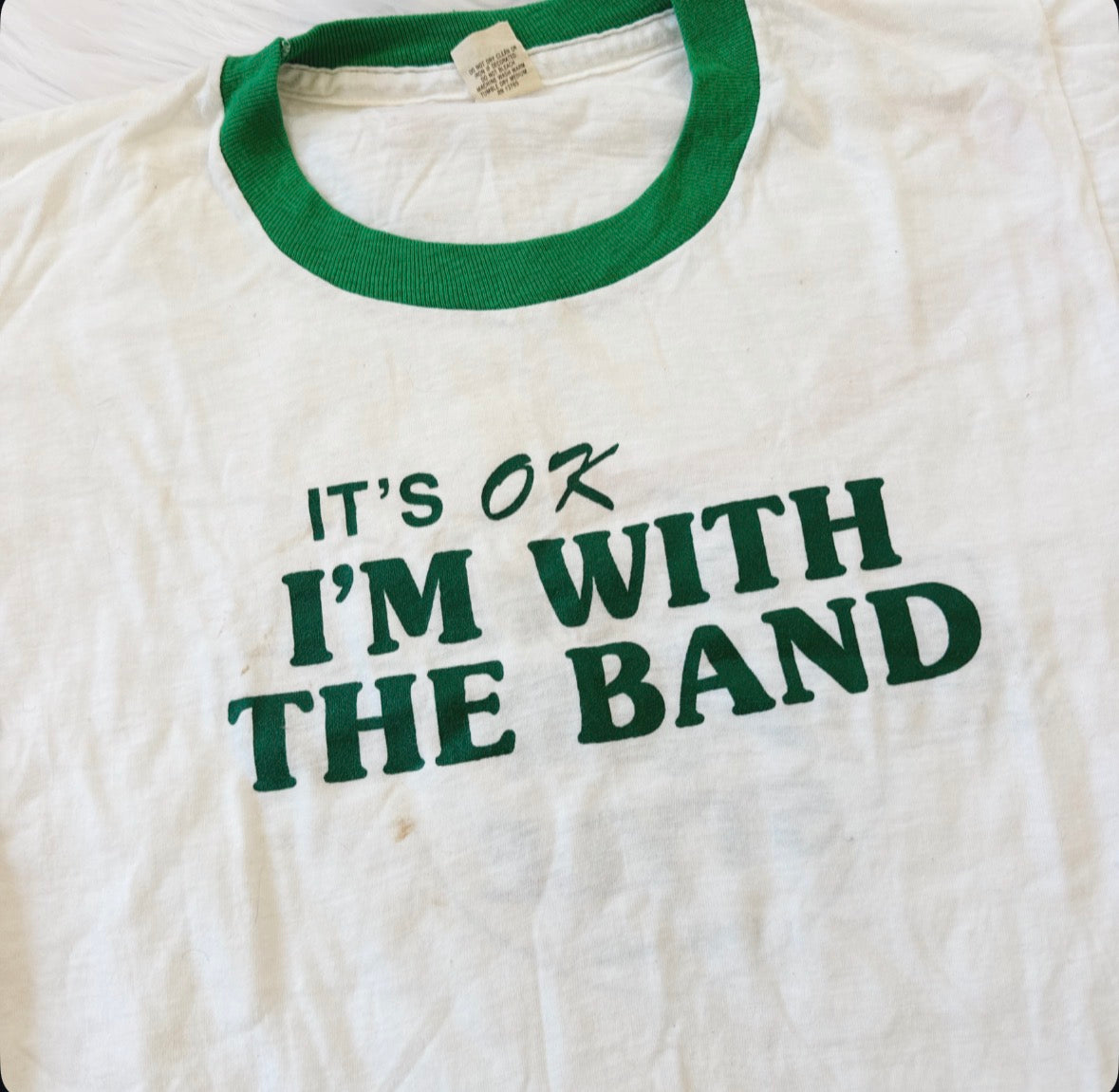 Vintage Im With The Band Tee