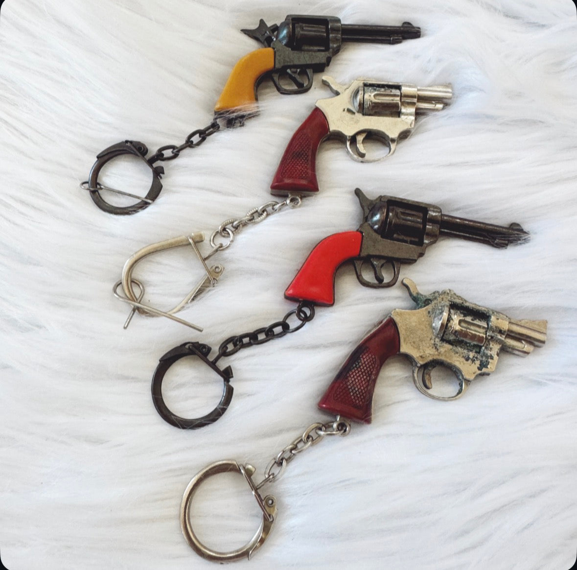 Vintage Gun Keychain