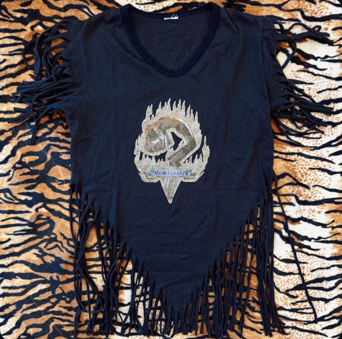 Vintage Van Halen Fringe Top