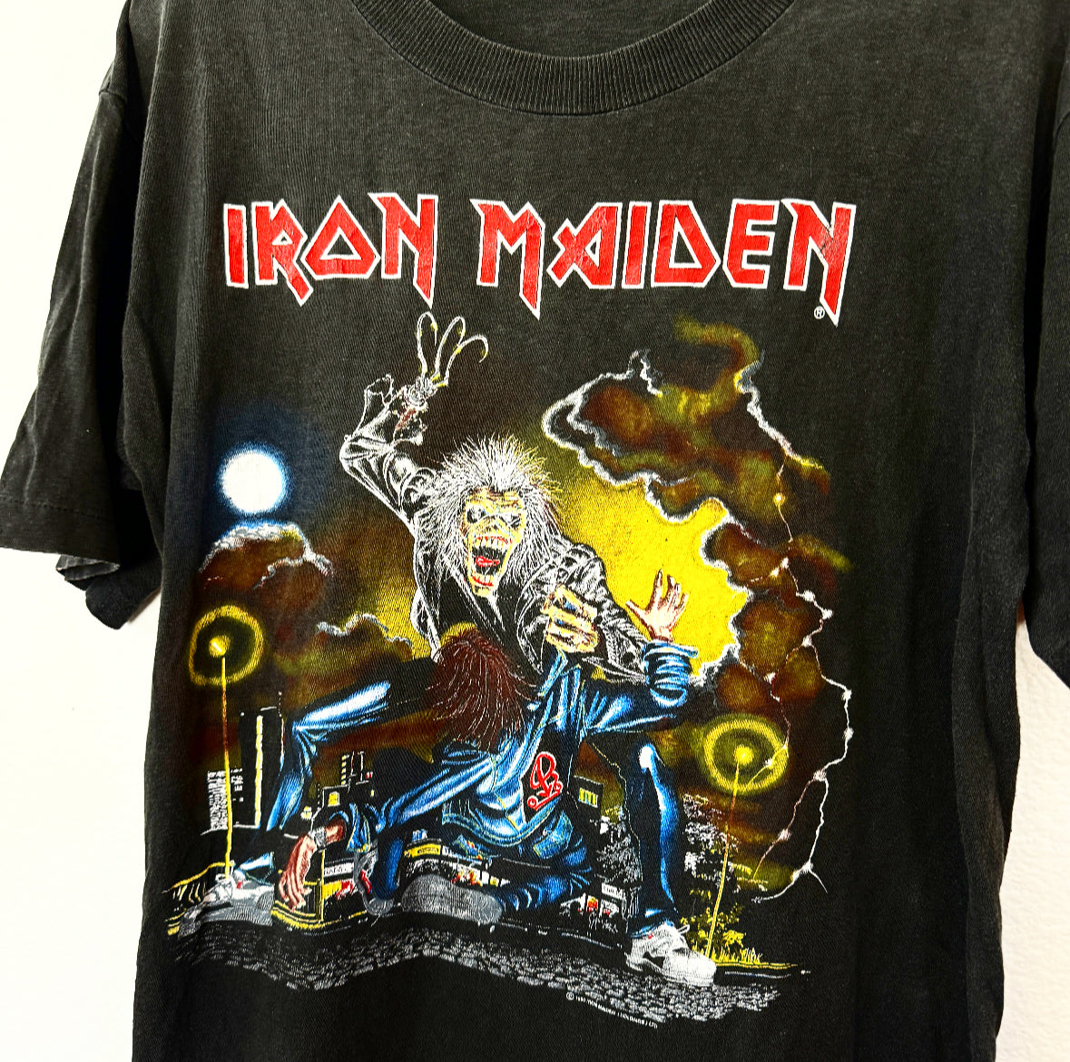 Vintage Iron Maiden No Prayer On The Road Tee