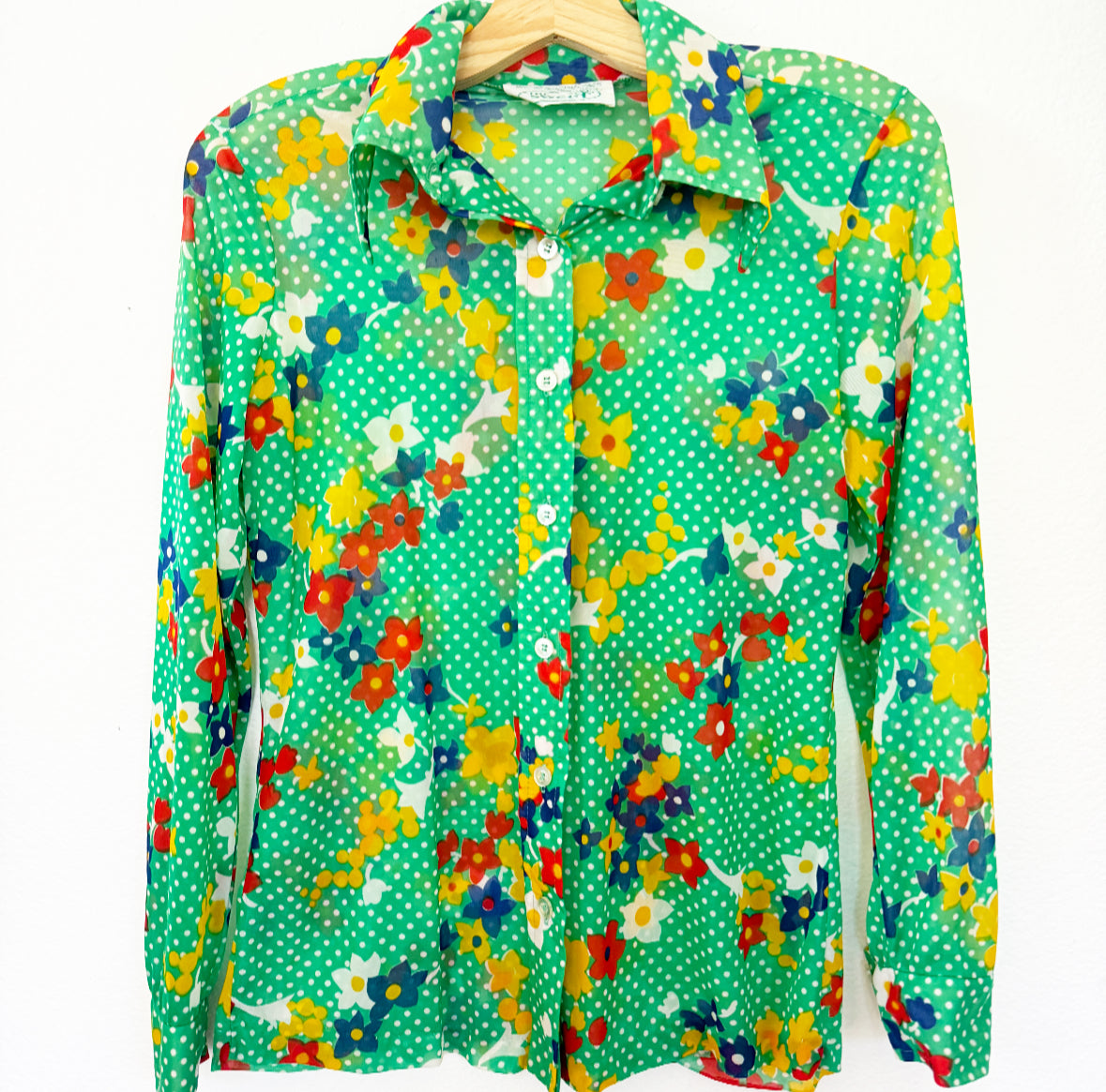 Vintage 70s Floral Shirt