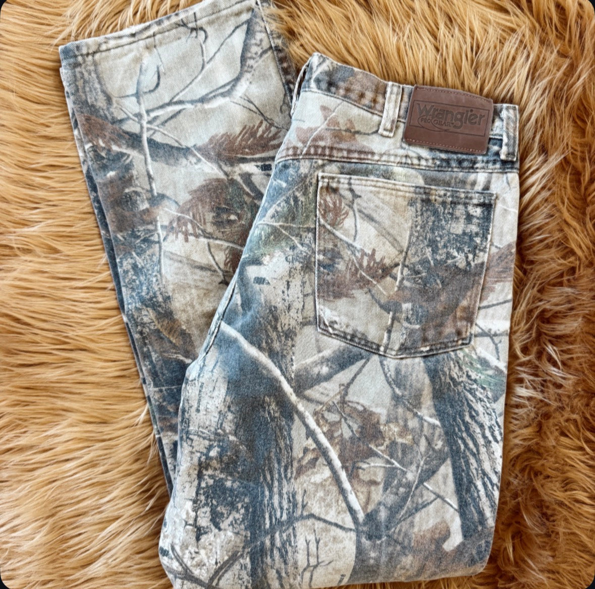 Vintage Camo Wrangler Pants