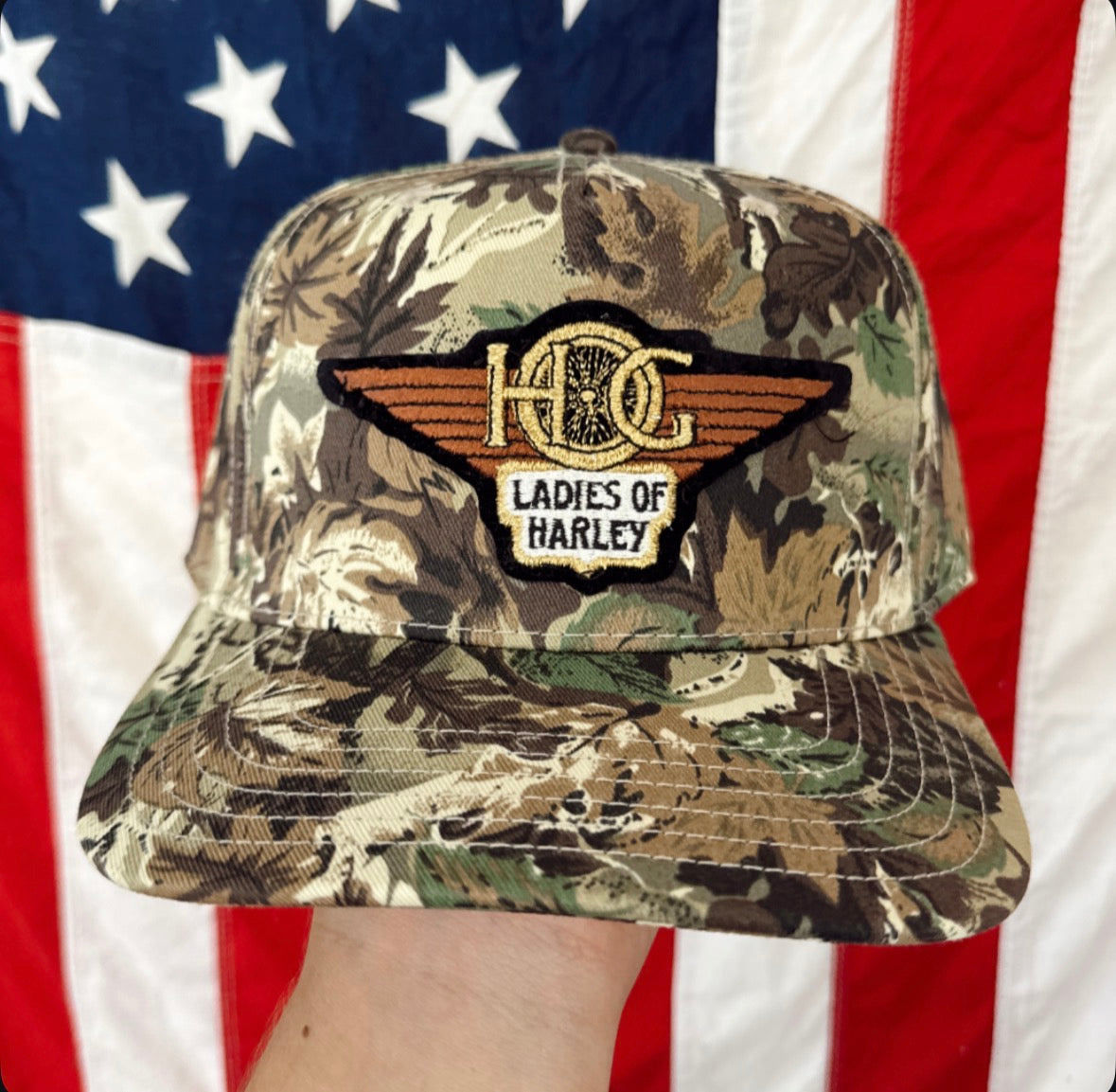 Ladies Of Harley Camo Hat
