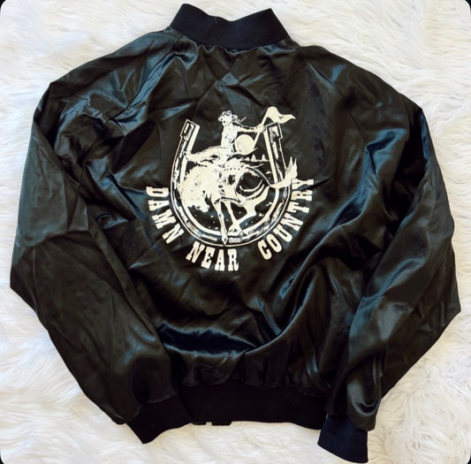 Vintage Damn Near Country Bomber Jacket