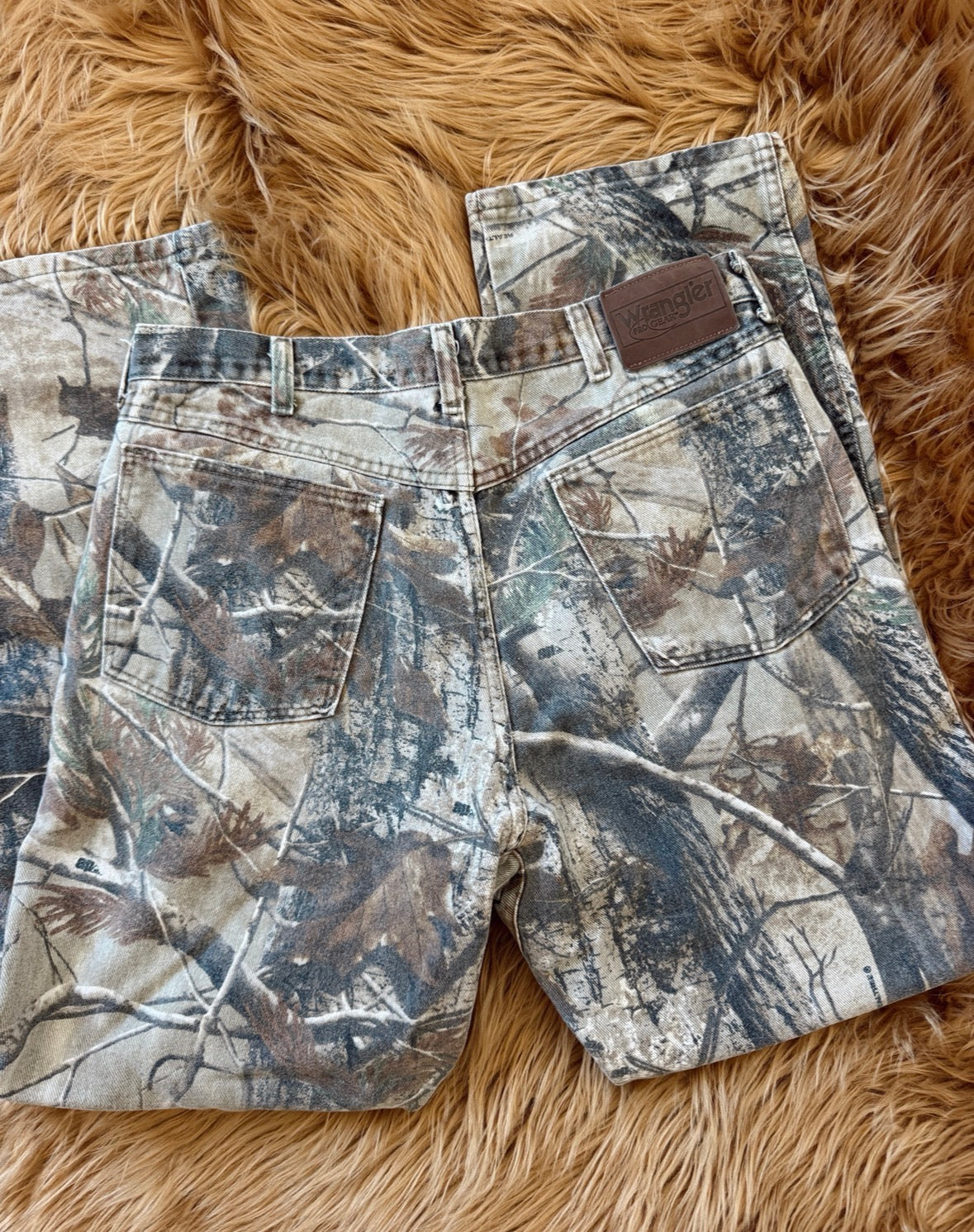 Vintage Camo Wrangler Pants