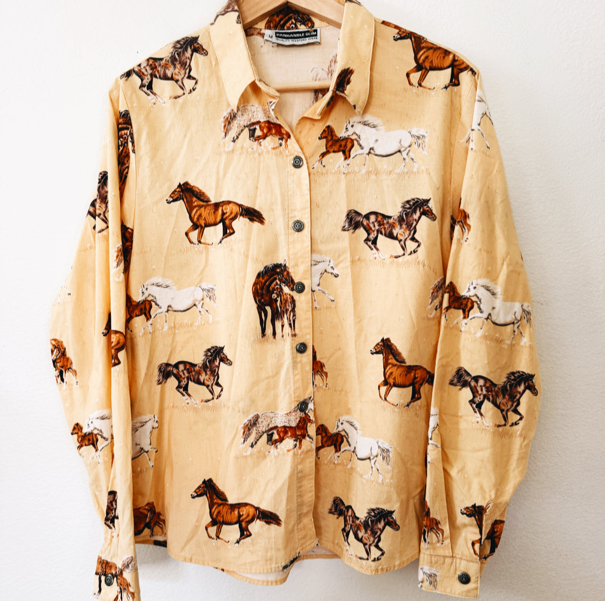 Vintage Horses Panhandle Slim Top