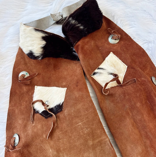 Vintage Cowhide Chaps
