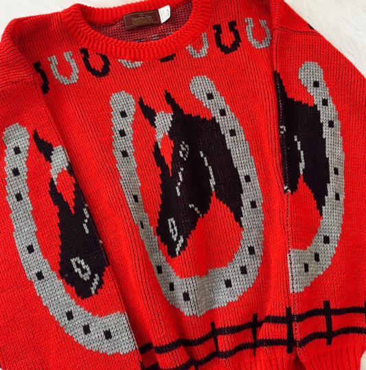 Vintage Horseshoe Sweater