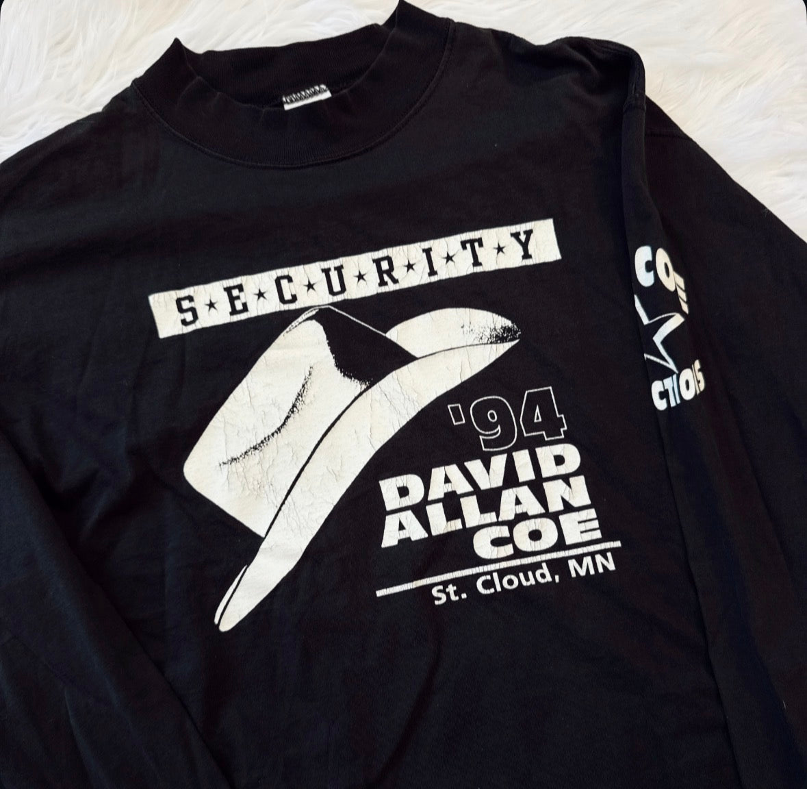 Vintage David Allan Coe Security Tee