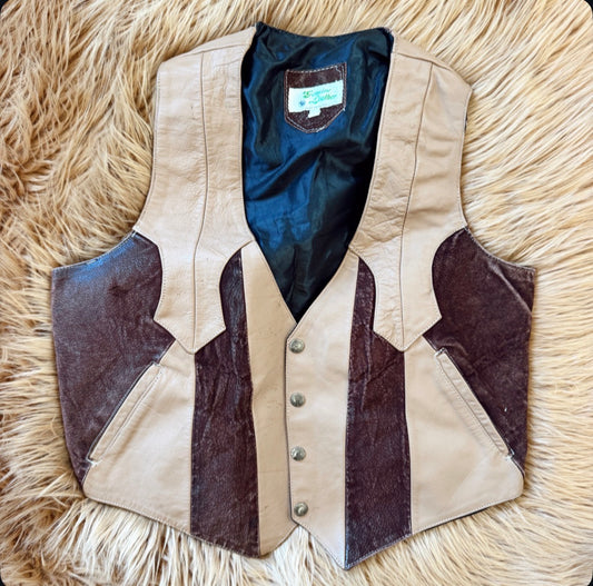 Vintage Two Tone Vest