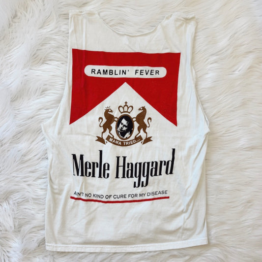 Vintage 1986 Merle Hagard Tank Top
