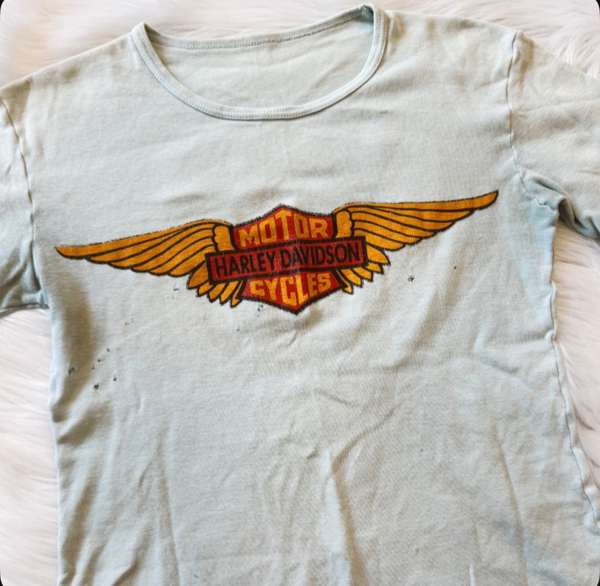 Vintage Harley Davidson Iron On Tee