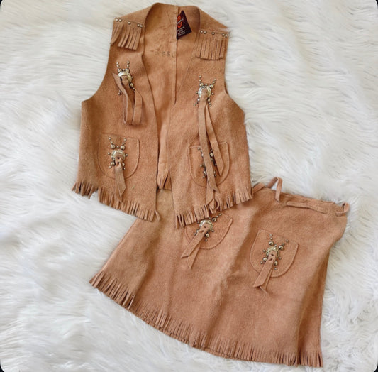 Vintage Pink Cowgirl Set
