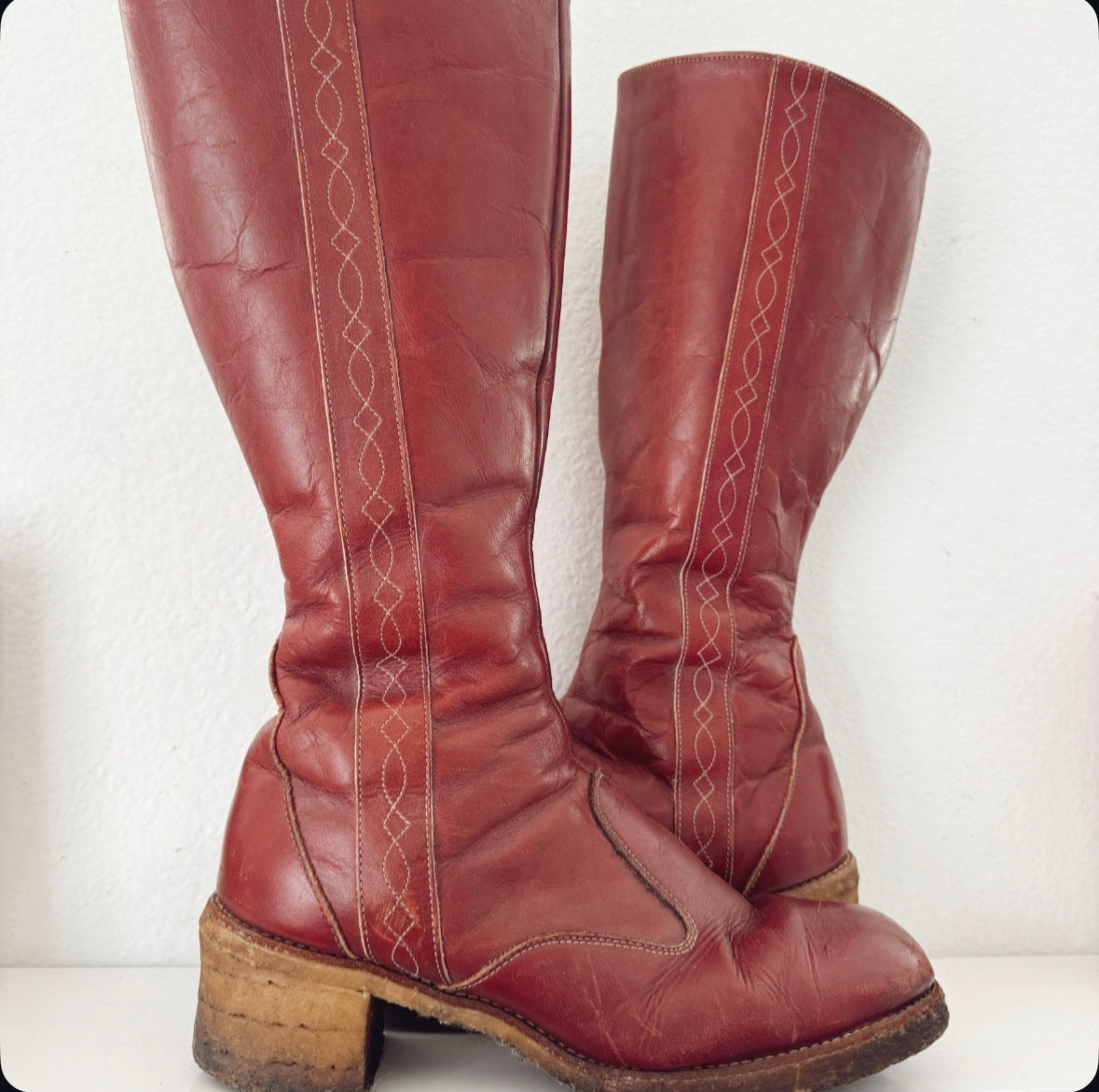 Vintage 70s Campus Style Boots