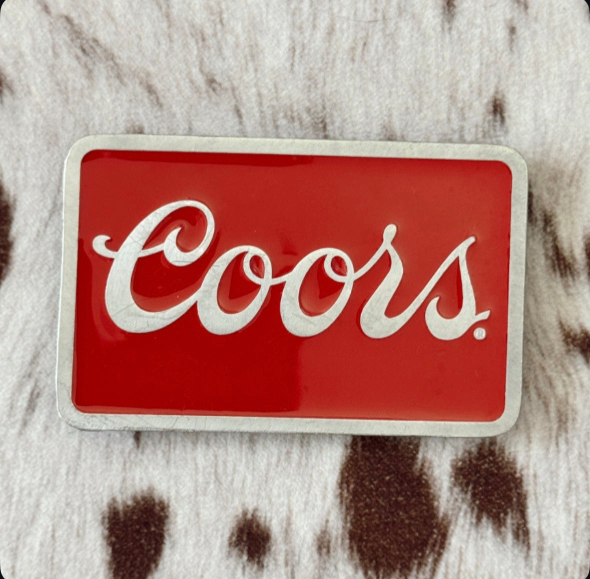 Vintage Coors Belt Buckle