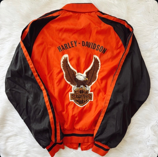 Vintage Harley Davidson Bomber Jacket