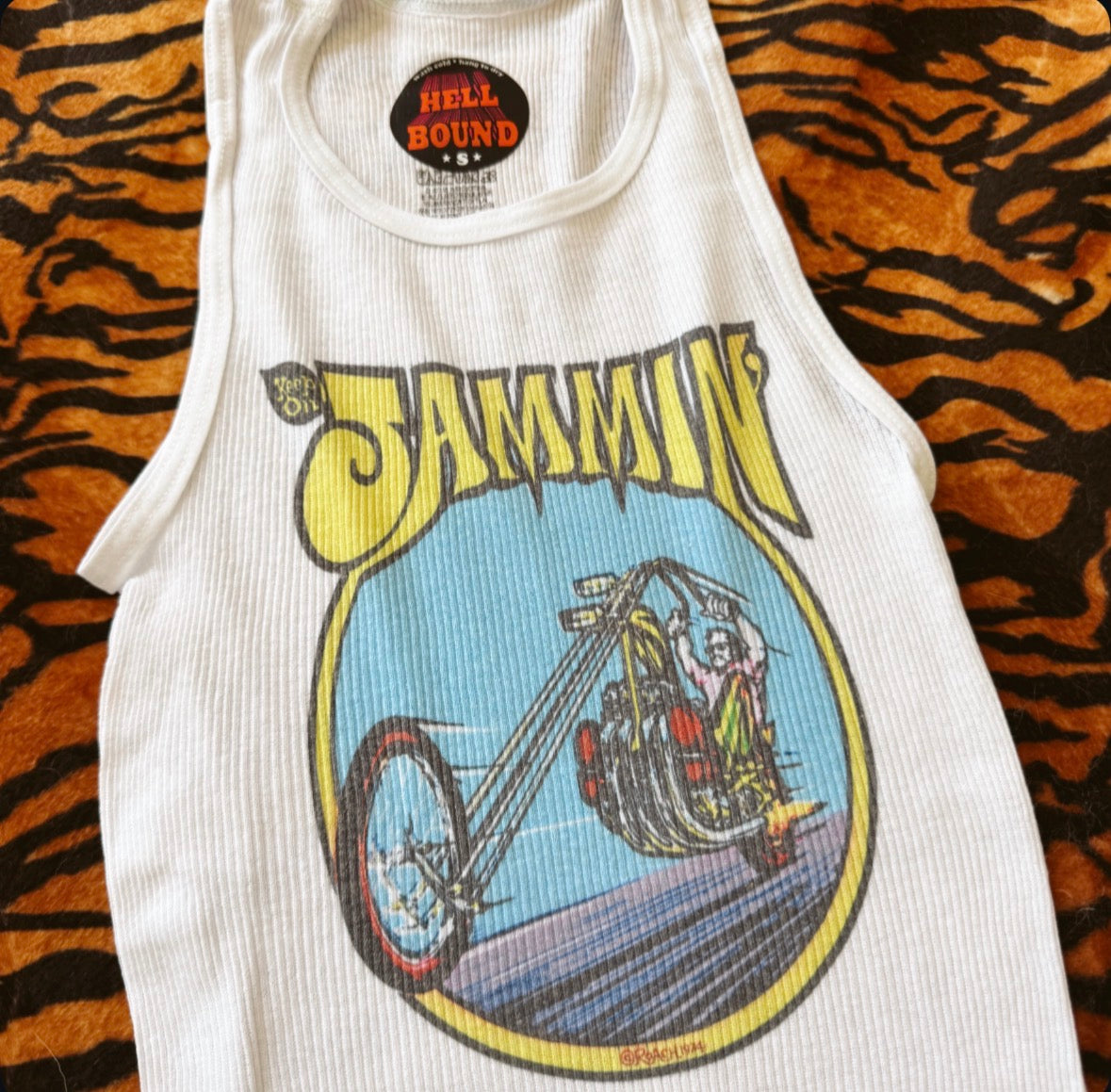 Jammin' Biker Tank Top