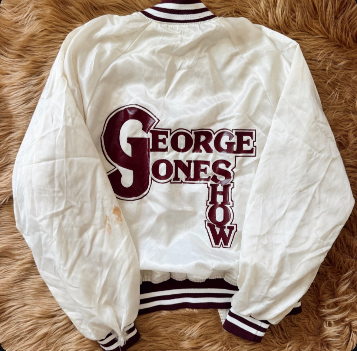 Vintage George Jones Bomber Jacket