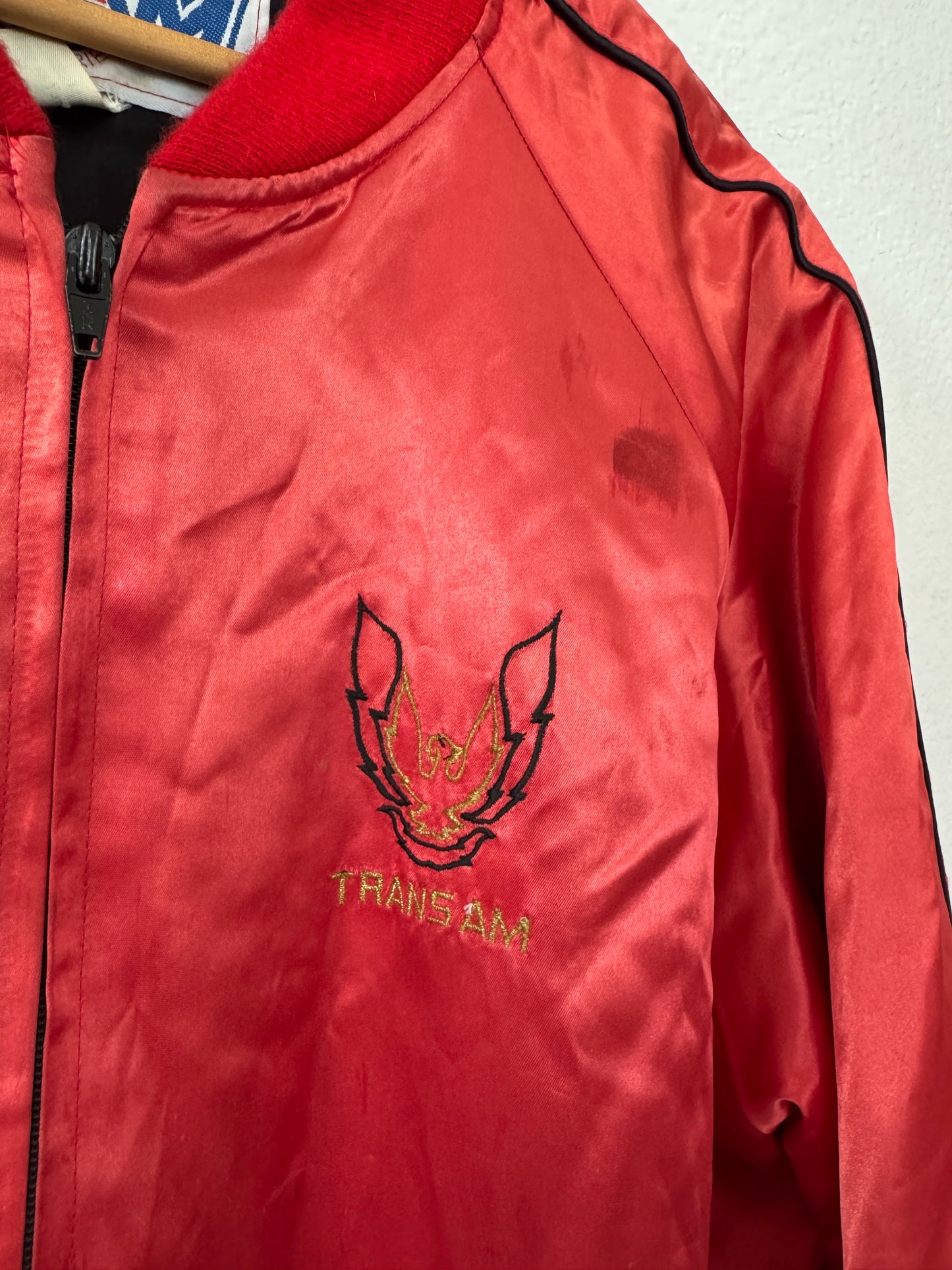 Vintage Trans Am Satin Bomber Jacket