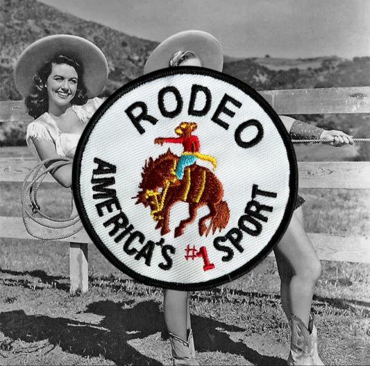 Vintage Rodeo Iron On Patch