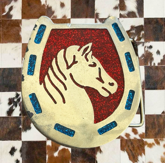 Vintage Horseshoe Belt Buckle