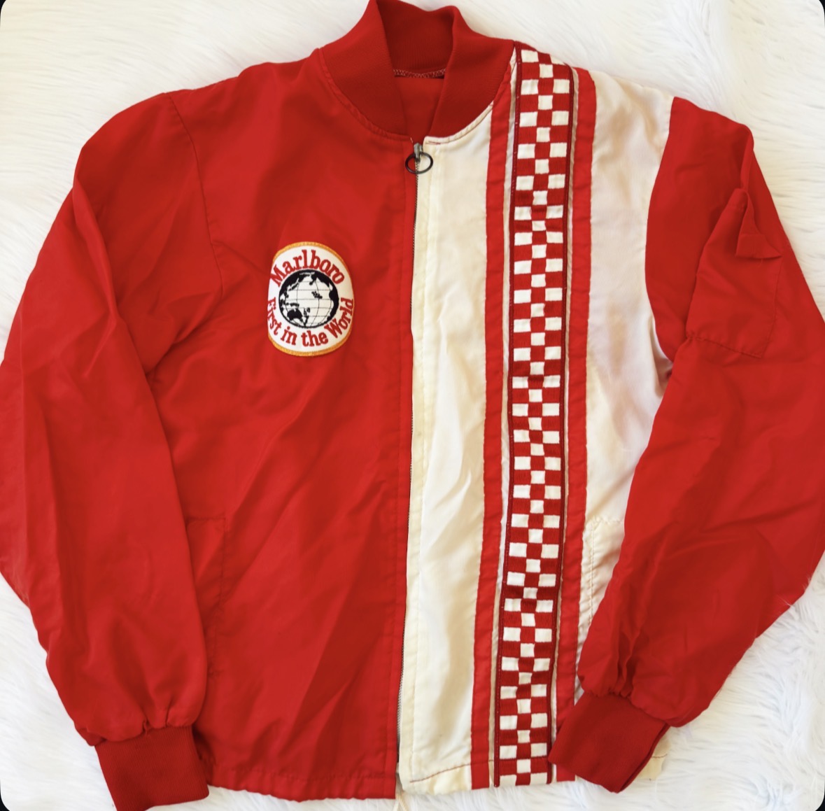 Vintage Marlboro Windbreaker Jacket
